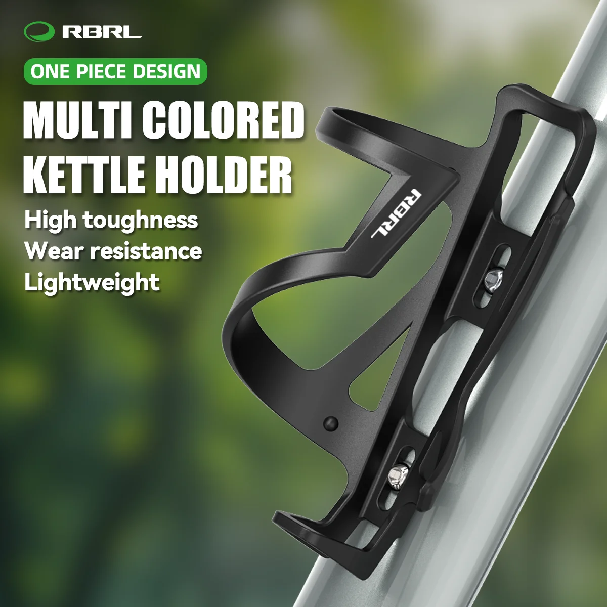 RBRL Bicycle Water Bottle Cage 36g Lightweight Bicycle Drink Holder Flexible Anti-drop Nolyon Bottle Holder for MTB Road Cycling