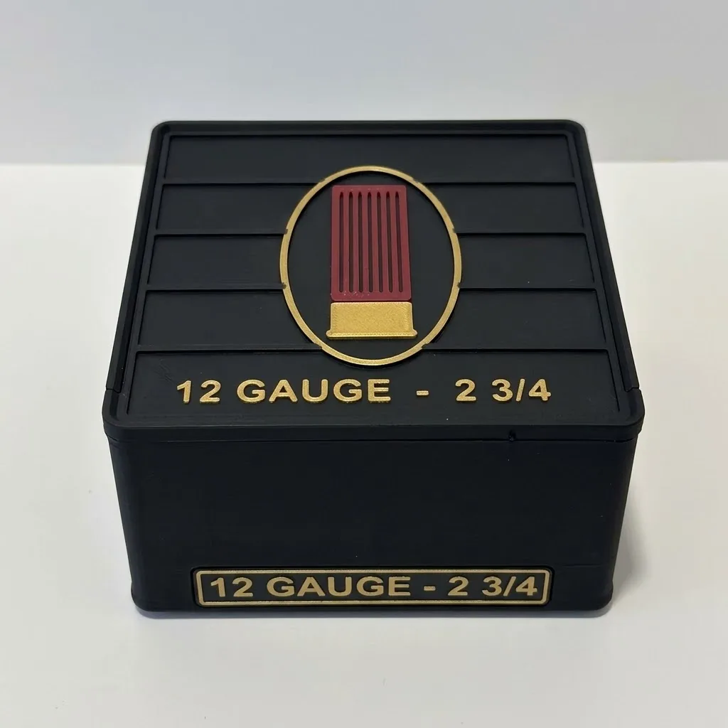Munitionsbox für 12er Kaliber, 2-3/4 Zoll, Fassungsvermögen für 25 Patronen (ohne Munitionskugeln) ﻿ – Detail 6