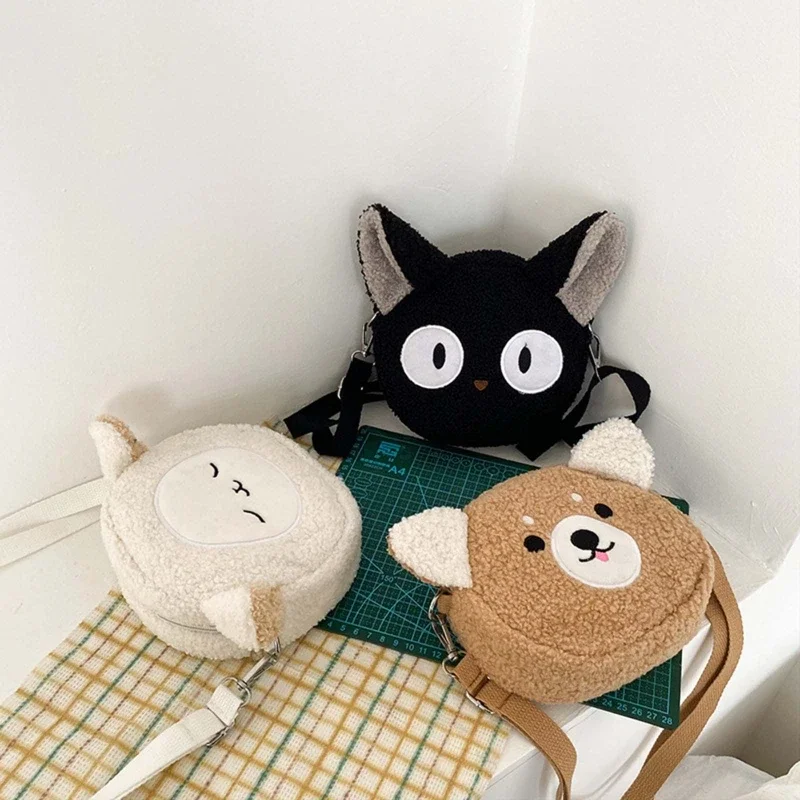 

New Japanese Style Kawaii Bag Women Cartoon Plush Shoulder Bag for Women Crossbody Bag Small Phone&Purse Bolsa Feminina