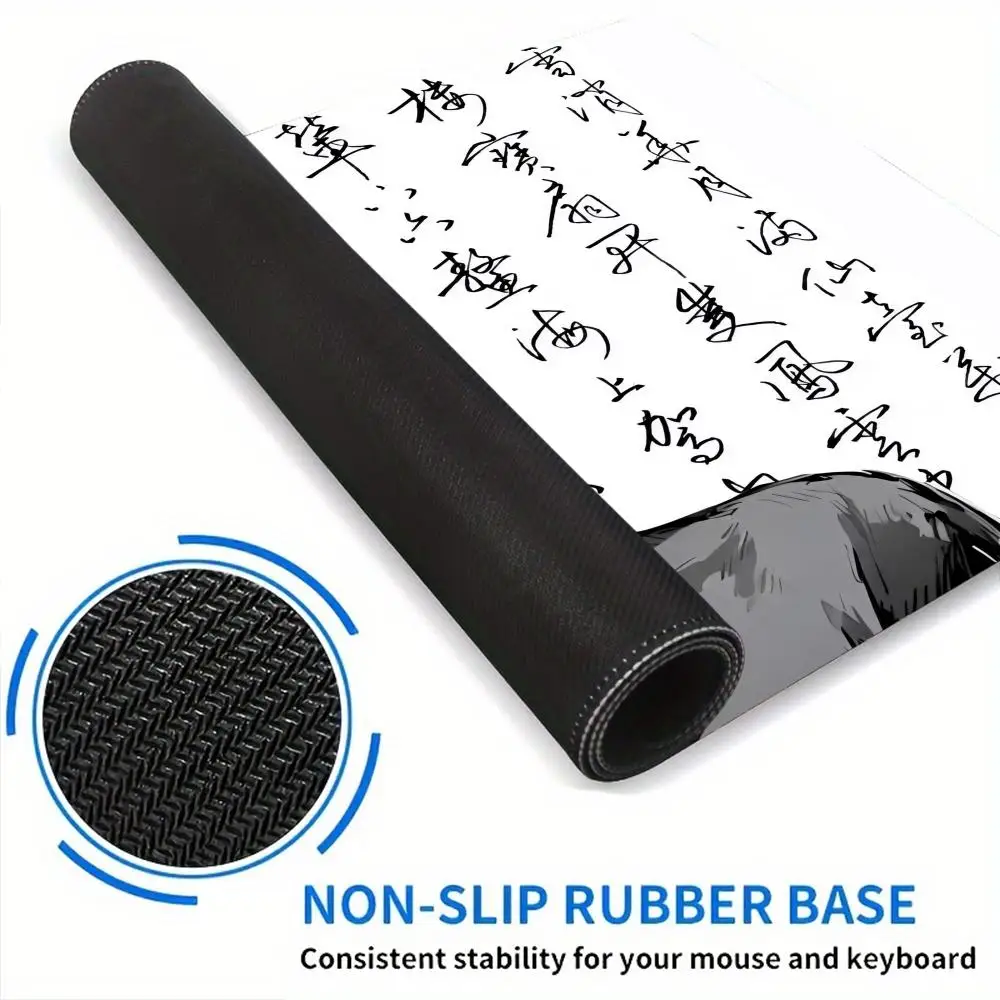 Japanese Girls Art Mouse Pad 40X45 Large Square Computer Office Game Table Mats Rubber Anti-slip Mousepads Small Decor Desk Pads