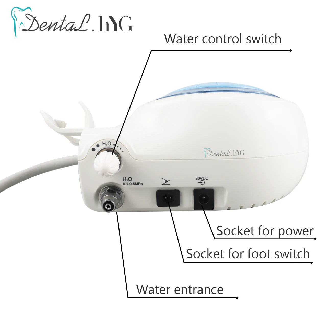 Dental Ultrasonic Scaler Tooth Cleaner Set Sonic Cleaning Machine P4 Type Remove Calculus And Teeth Washing Dental Tool