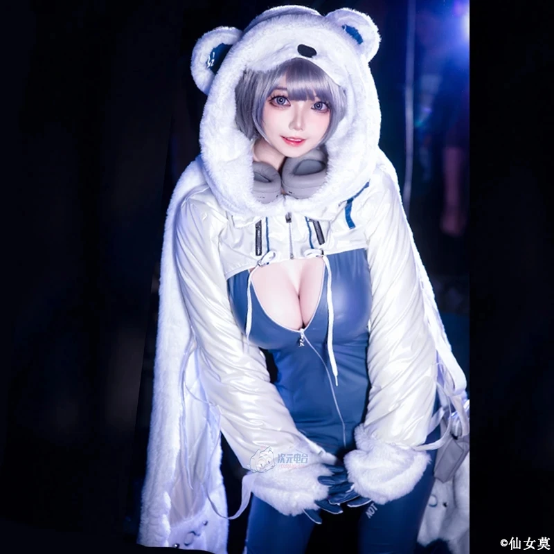 COSLEE Anime Game NIKKE Neve Cosplay Costume The Goddess Of Victory Jumpsuit Dress Daily Party Uniform Halloween Carnival Women - Image 4