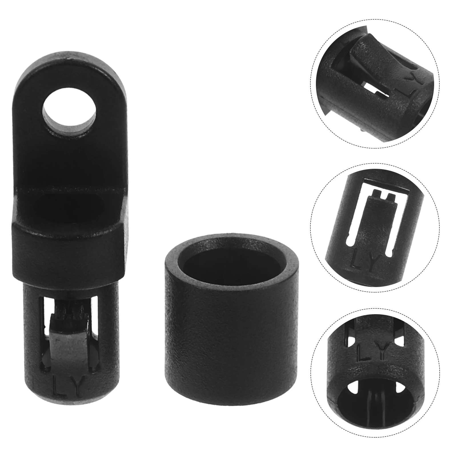 

10 Pcs Hooks Elastic Cord Terminals Kayak Accessories Outdoor Clips Boat Elastic Cord Rope Hook Boat Rope Ends