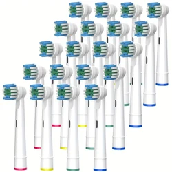 20Pcs/Lot Electric Toothbrush Head For Oral B Sensitive Replacement Brush Heads D25 D30 D32 D18 4739 3709 4728 D4510 D12013