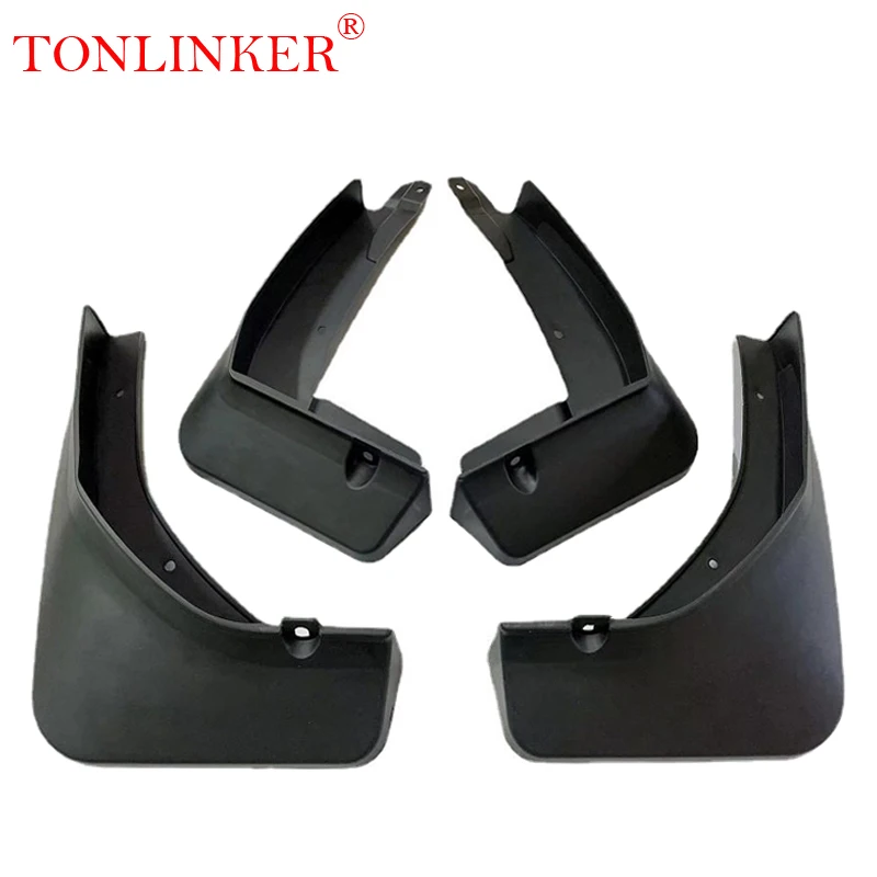 TONLINKER Car Mudguard For Hongqi HS7 2019 2020 2021 2022 Mudguards Splash Guards Front Rear Fender Mudflaps 4pcs Accessories