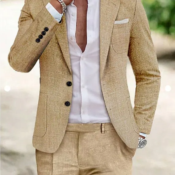 Men's Digital Print Blazer Suit Set 2 Piece Matching Set Oversized Blazer Jacket Pants