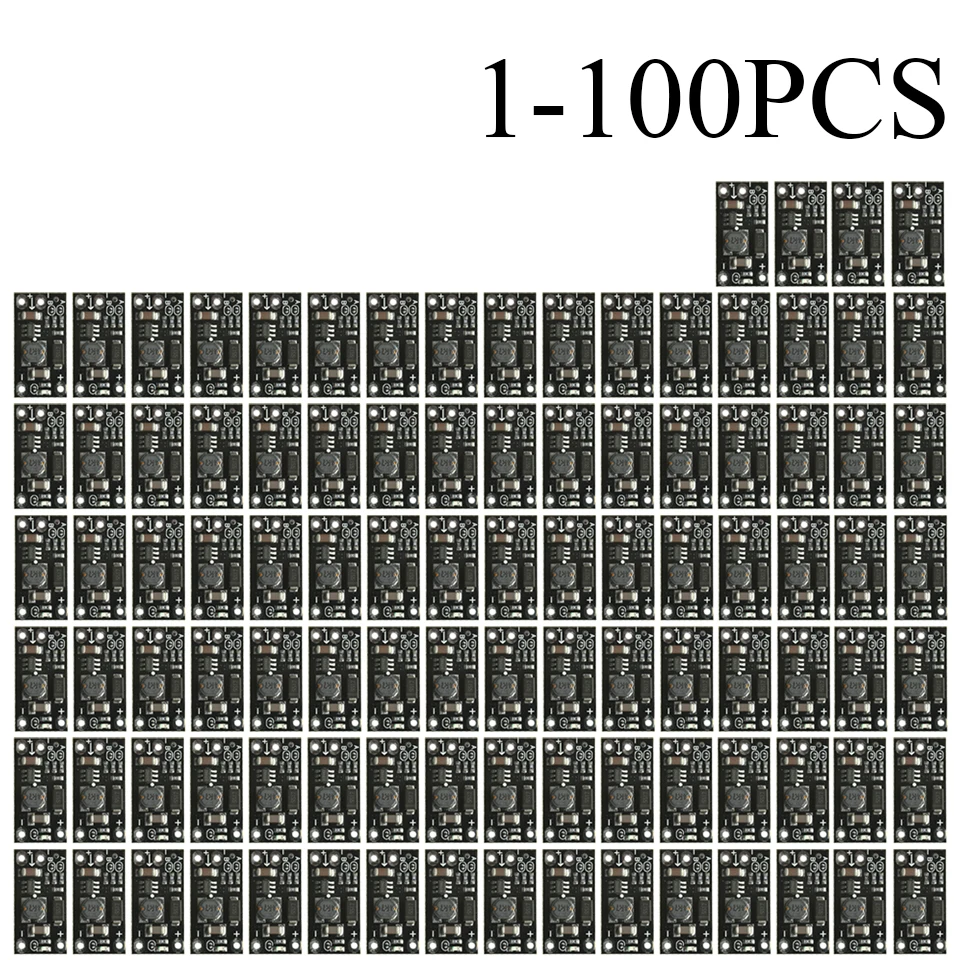 Mini módulo de impulso DC-DC 3.7V a 12V suporta impulso de bateria de lítio de saída 5V/8V/9V/12V