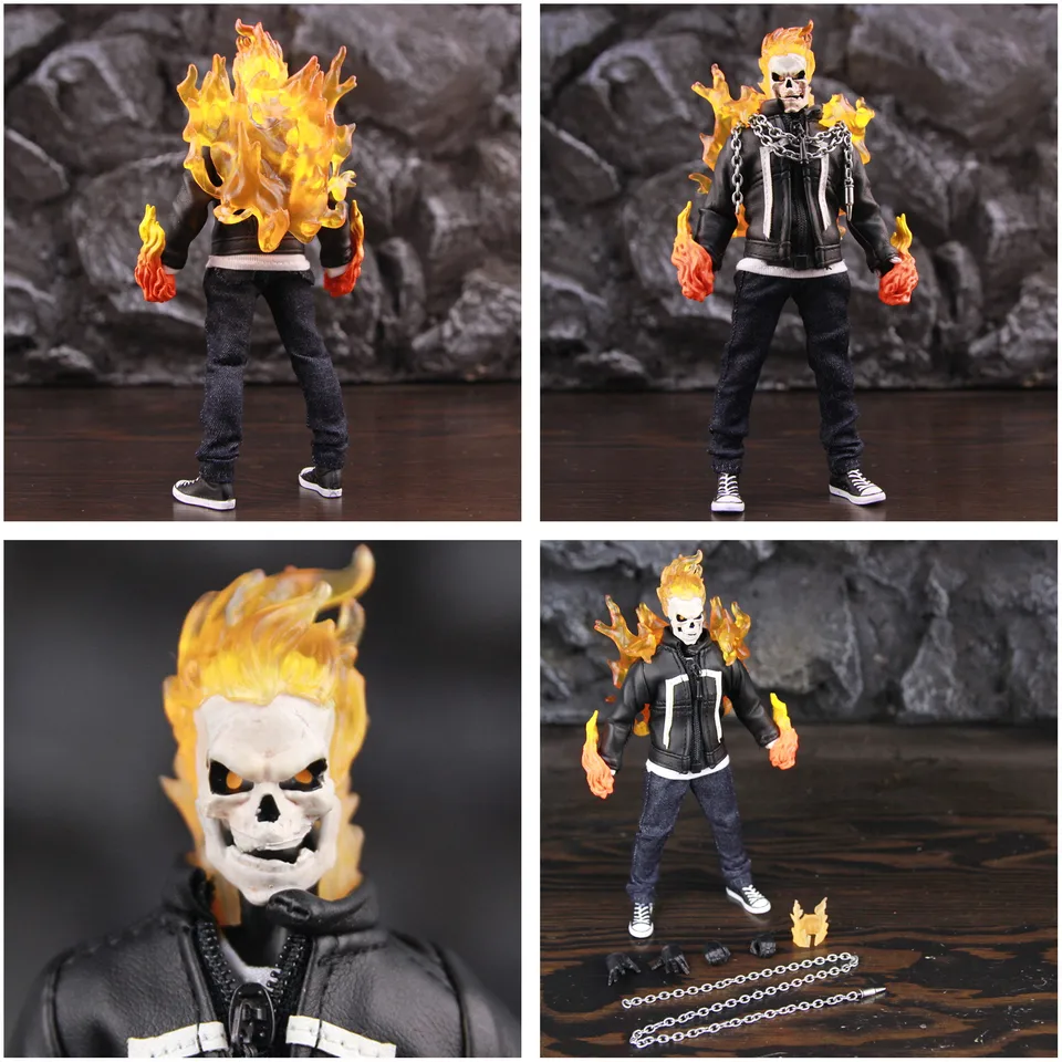 Marvel Ghost Rider Robbie Reyes Fur Coat 6