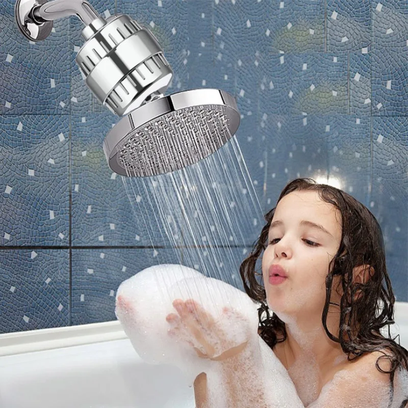 15-20 Grade Water Purifier Household Shower Head Filter Set Bath Filtration And Chlorine Removal Filter Element