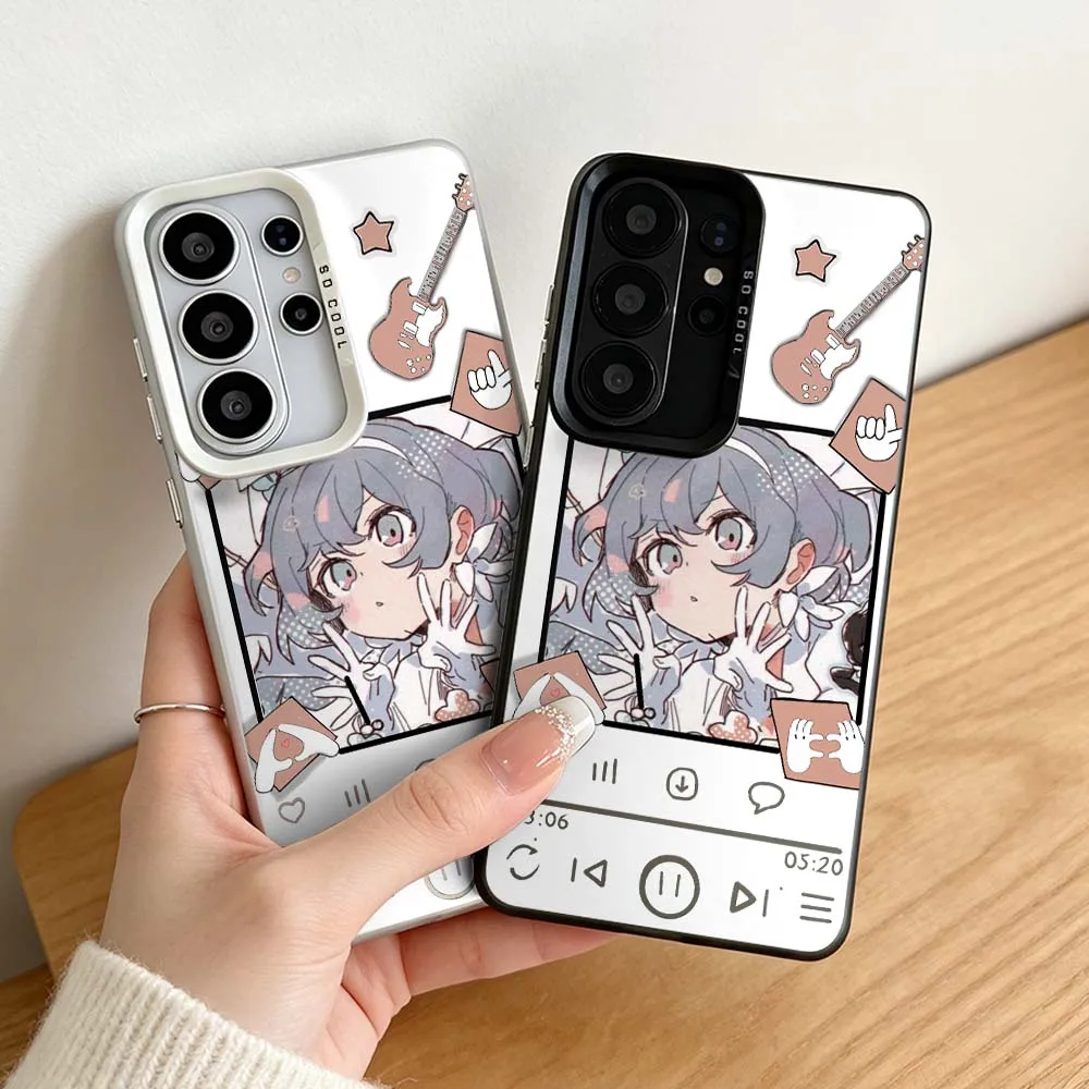 Bungou Stray Dogs For Samsung Galaxy S26 S25 S24 S23 S22 S21 S20 Plus Edge Ultra FE Colored Silver Phone Case Cover