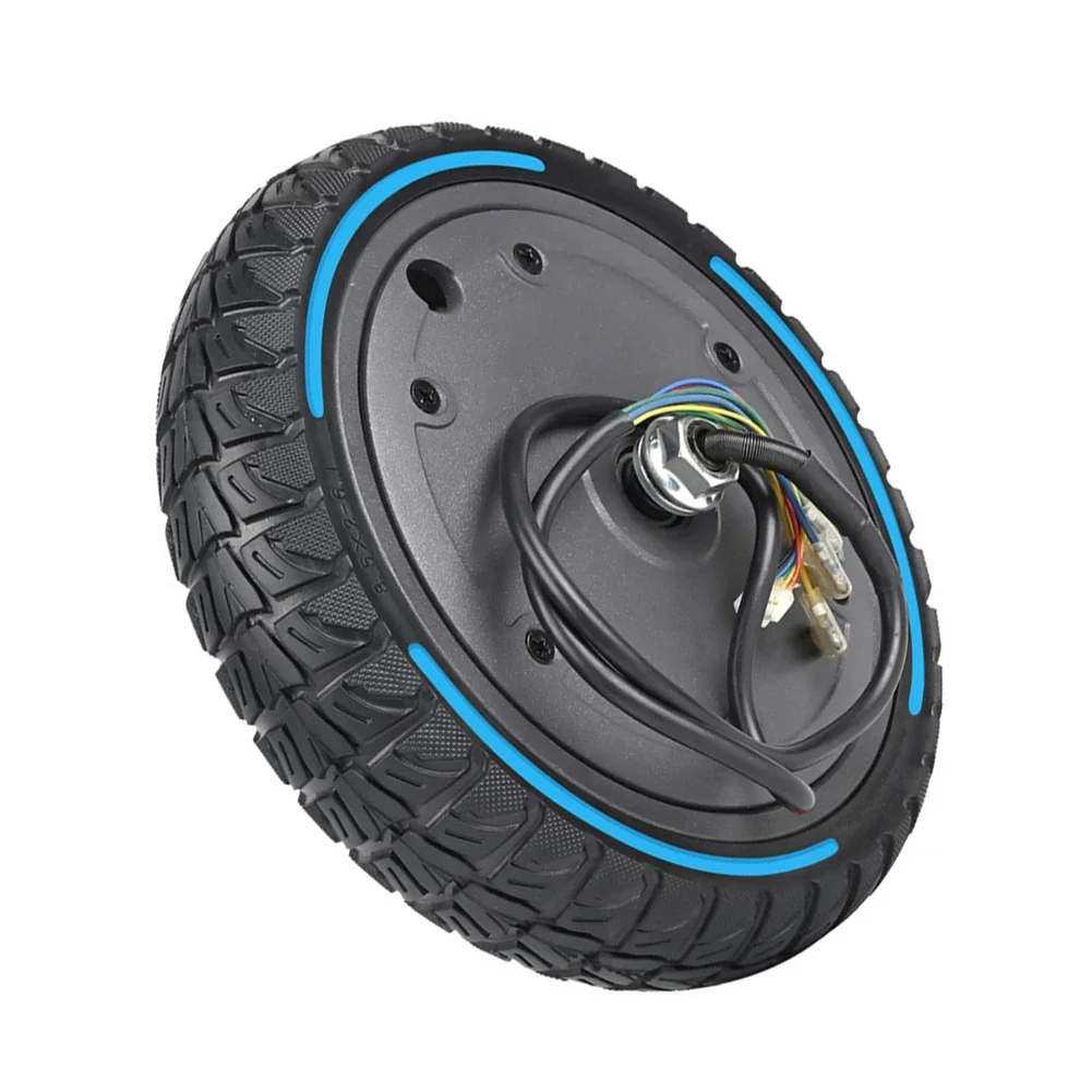 High Performance Motor Wheel 36V 350W Motor Wheel Powerful Motor Reliable Performance Rubber Material For Electric Scooters