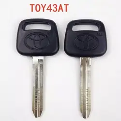 Toy43at Engraved Line Key for Toyota Camry Reiz Corolla car key scale shearing teeth blank