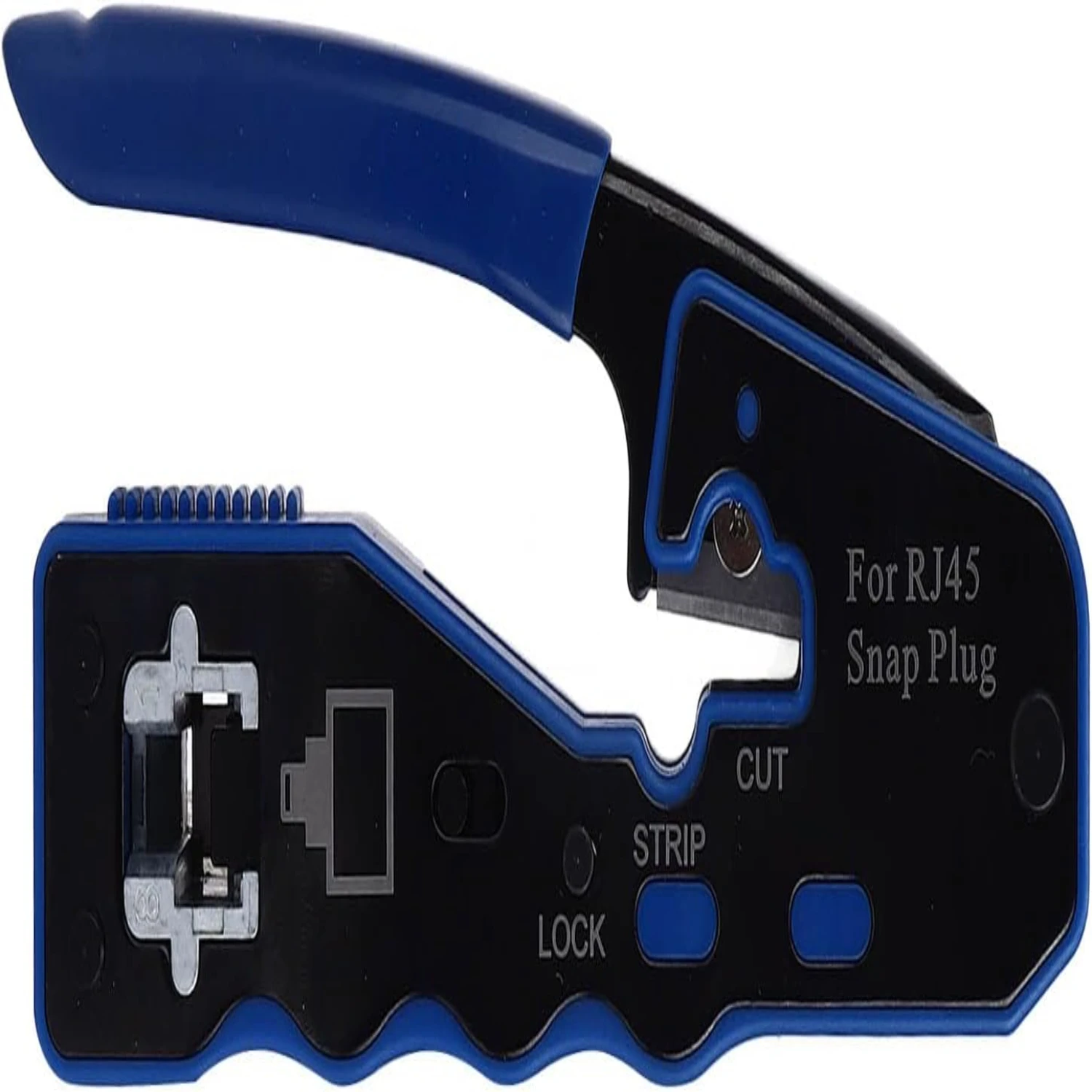 Top-Quality Dependable R45 Crimper for Professional Data Network Cables Stripping and Crimping - Efficient Modular Ethernet Cutt