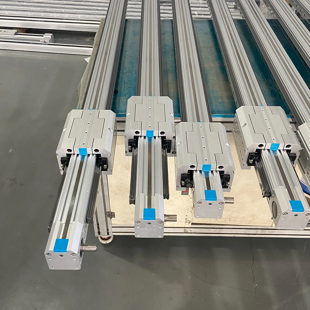 

Fast Linear Motion Slide Rails 63MM Belt Drive Motorized Linear Stage Actuator With Bearing For TRW45 CNC Linear Position Kit