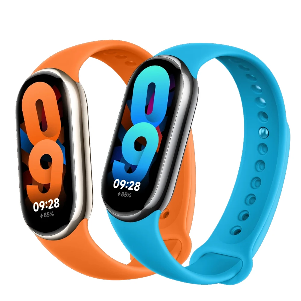 Rubber Bracelet for Mi Band 8 9 Strap NFC Accessories Sport Silicone SmartWatch Wristband pulseira correa Xiaomi MiBand 8 strap