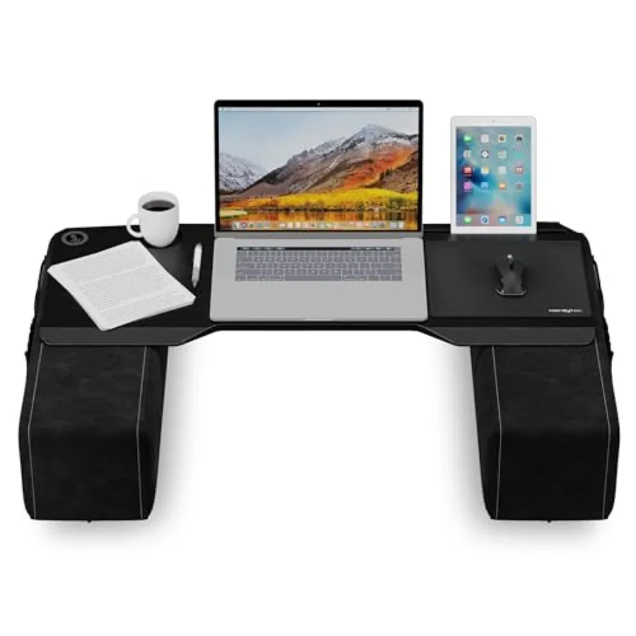 

CYBOSS Extra Wide Laptop Stand for Couch and Bed Ergonomic Design with Cushions Lap Desk for Notebooks up to 18 Inches You are