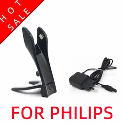 For Philips QS6140 QS6141 QS6160 QS6161 QS6162 Charger Stand Base Holder with 15V 5.4W 2-Prong HQ8505 EU charger Shaver Clipper