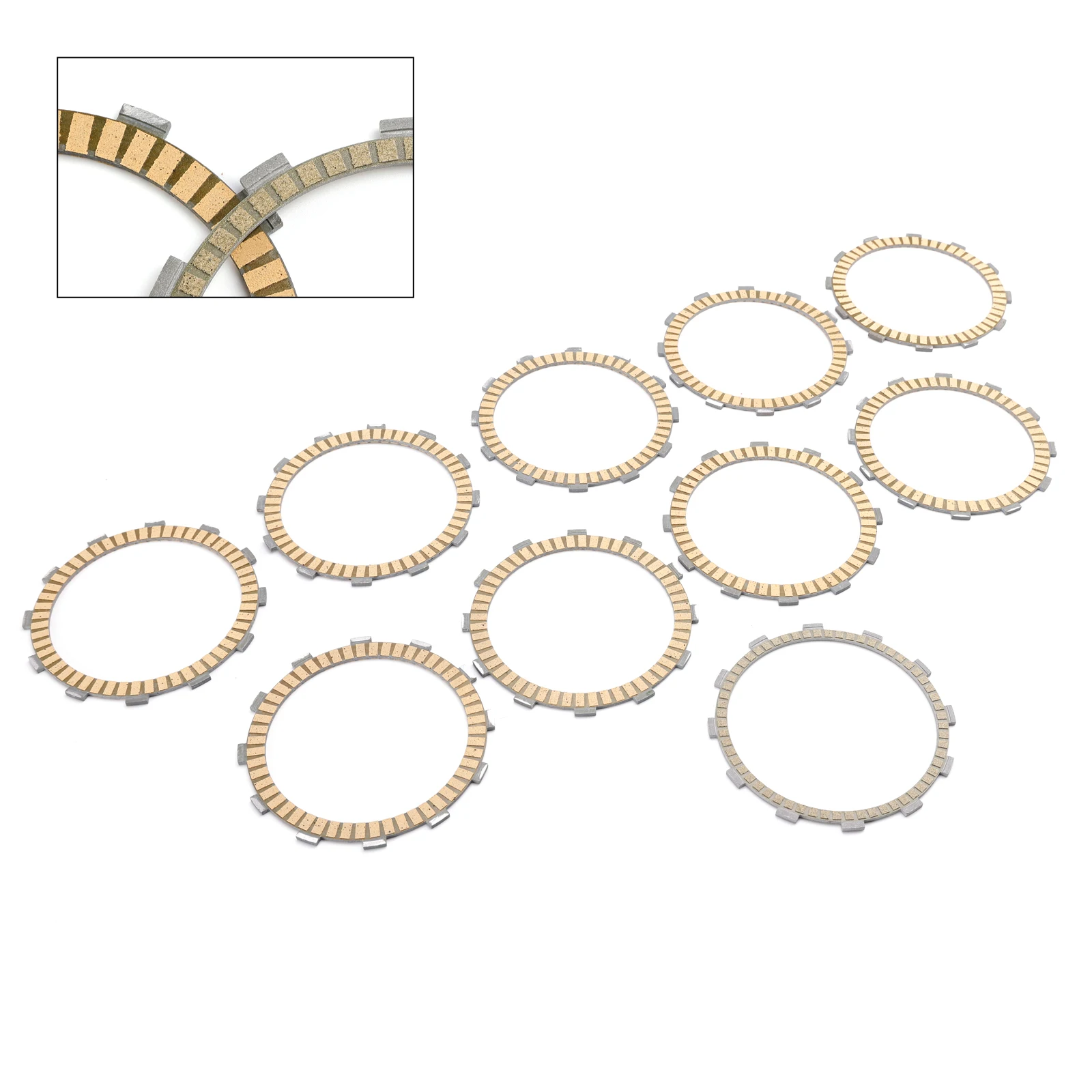 

Topteng Clutch Friction Plate Kit for Kawasaki ZX1400 ZZR1400 06-23 Ninja ZX-14 2006-11