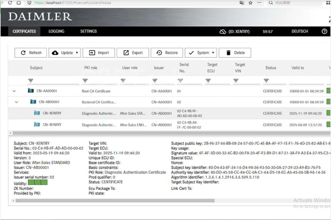 V2023.09 MB Star MB SD C4 C5 Diagnostic Software Xentry/DAS/EPC/WIS/Vediamo/HHT-WIN/DTS with W223 C206 W213 W167 ZenZefi License