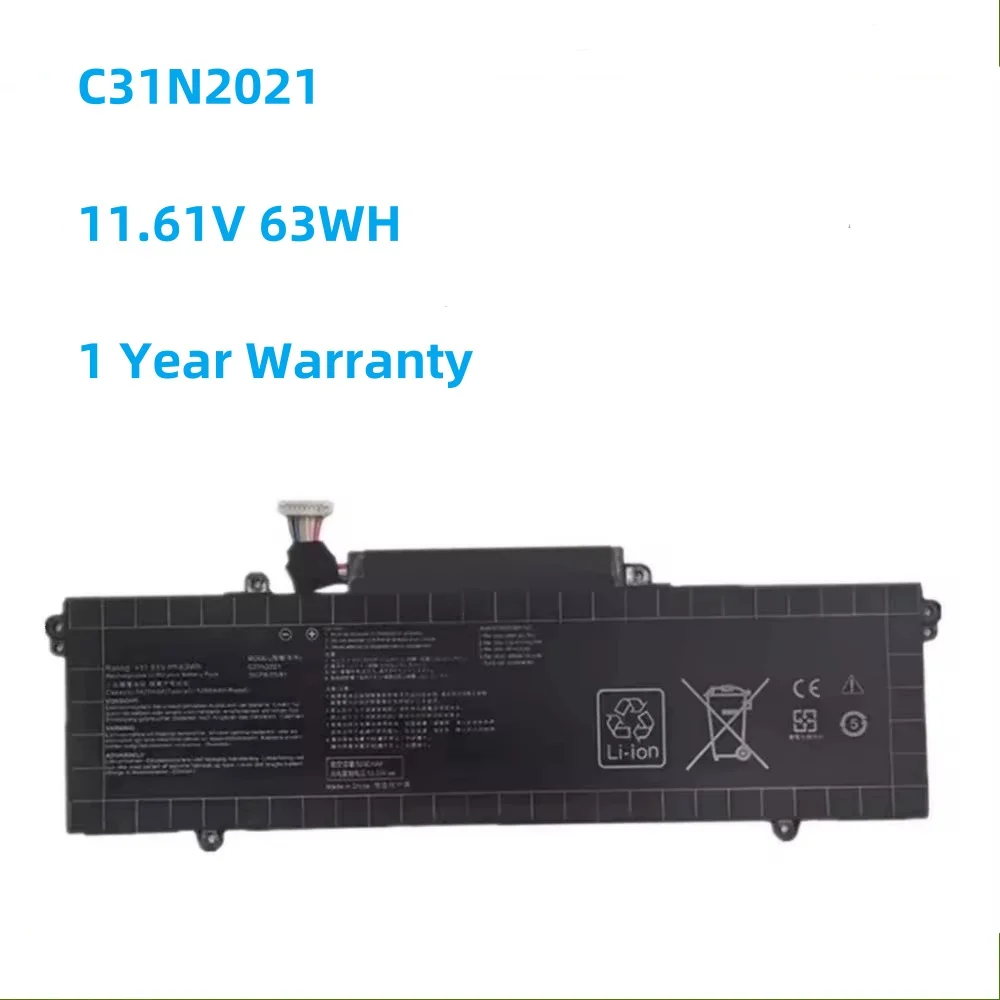 

11.61V 63WH C31N2021 Laptop Battery For Asus ZenBook14XOLED UM5401 QA UX5400 EA EGUX5400E UP5401E UM5401 UX5401 UX5400 UX5401Z