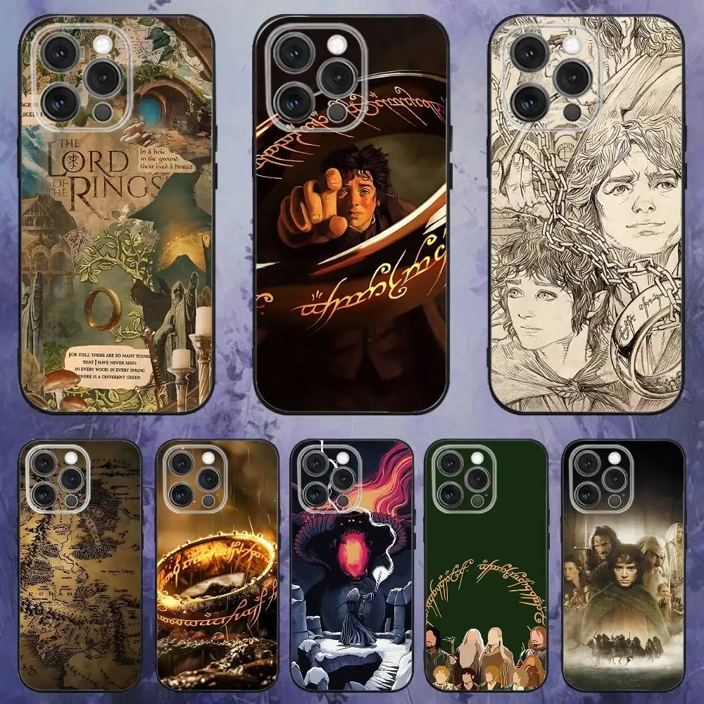 

The L-Lord TV OF The R-Rings Phone Case For iPhone 17,16,15,14,13,12,Pro,Max,Plus,E,SE4,Air,Mini Black Soft Box