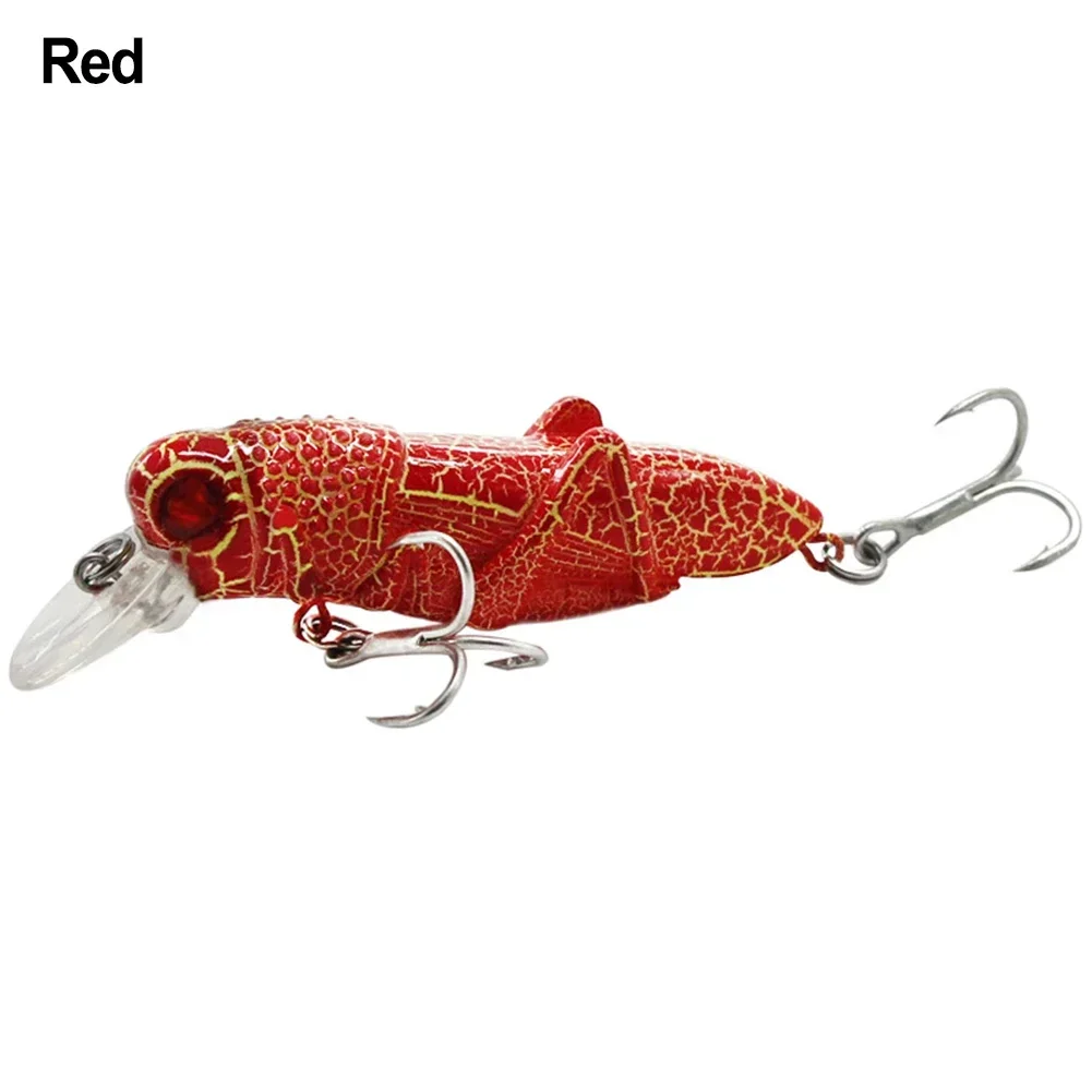 

Outdoor Fishing Tool Fishing Grasshopper Bait Bait Fishing Bait Fish Hook Artificial Bait Fishing Lures Red Red Yellow Yellow