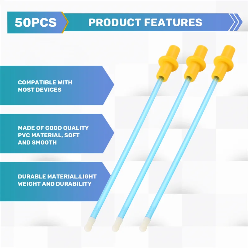 ABWR-50 قطع قضبان التلقيح الاصطناعي القابل للتصرف أنبوب قضيب تربية المتاح أنبوب قسطرة تربية مرن للكلاب