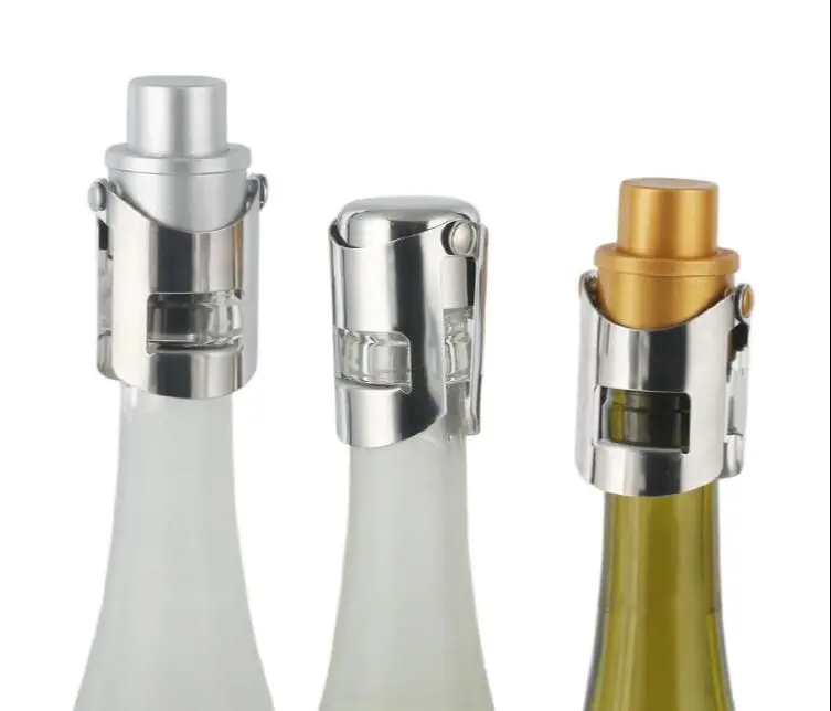 

Sparkling wine set meal inflatable Champagne stopper stainless steel material 4 choices