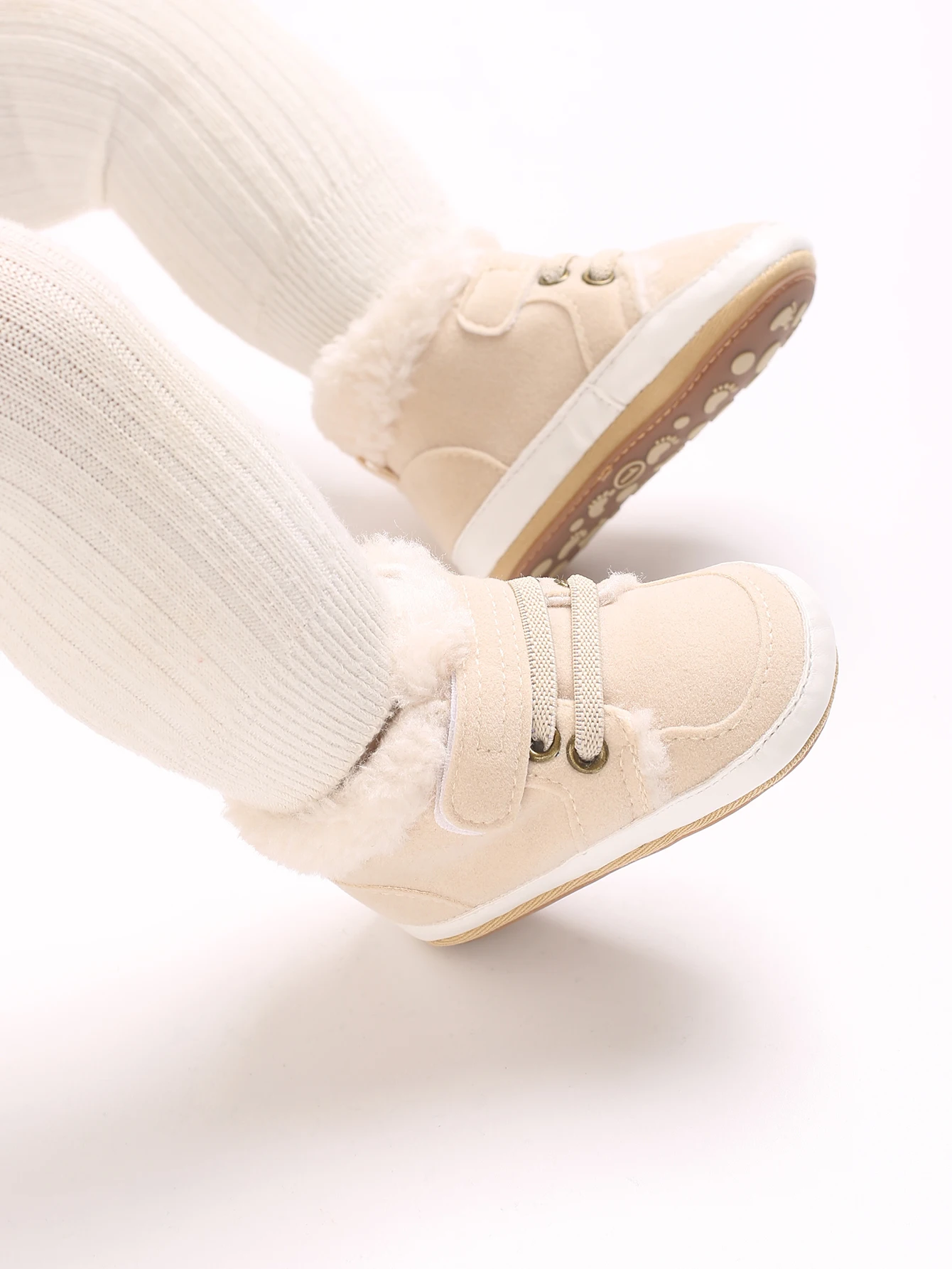 Baby Winter Boots - Soft Cotton Snow Shoes for Toddlers | Warm First Walkers 0-24M | Solid Color Design"