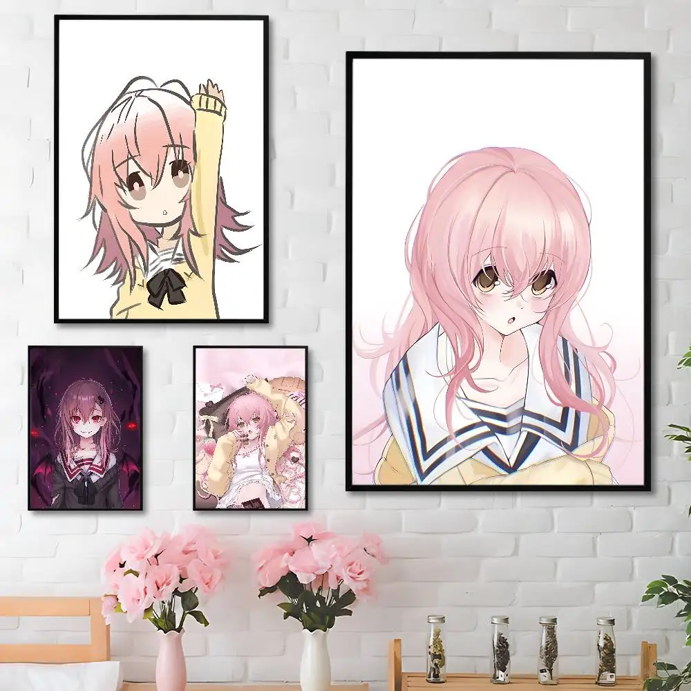 A-Aoi M-Mukou T-Totono Anime Wall Art Canvas Painting Poster For Living Room Home Decor Decoration Picture