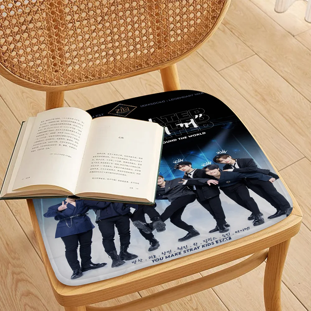 KPOP S-Stray K-Kids Tie Rope Chair Mat Soft Pad Seat Cushion For Dining Patio Home Office Indoor Outdoor Garden Stool Seat Mat