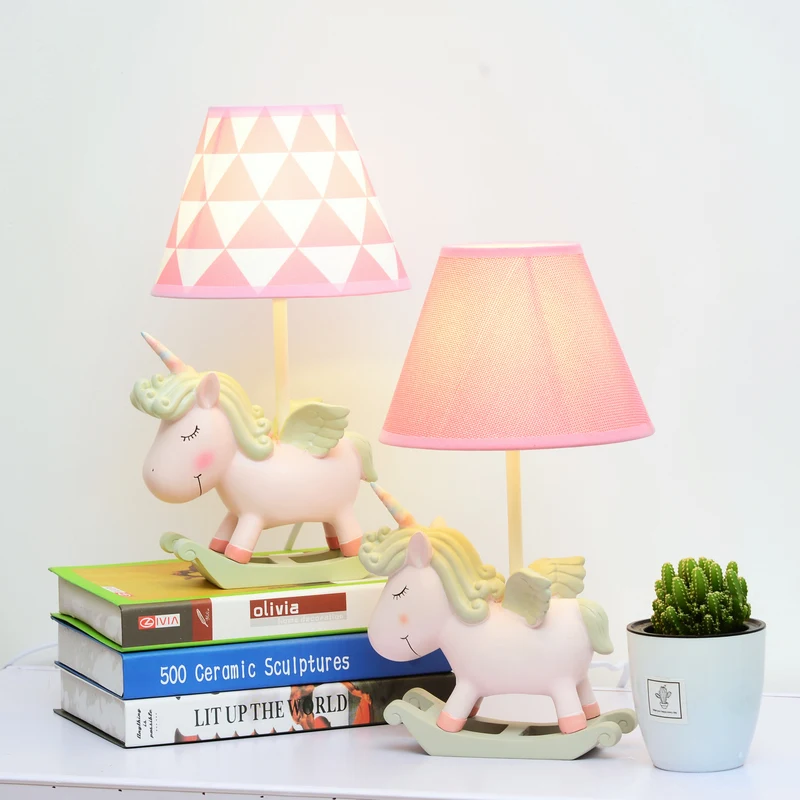 

Children's desk lamp boy girl bedroom unicorn baby bedside night girl birthday gift pink desk lamp