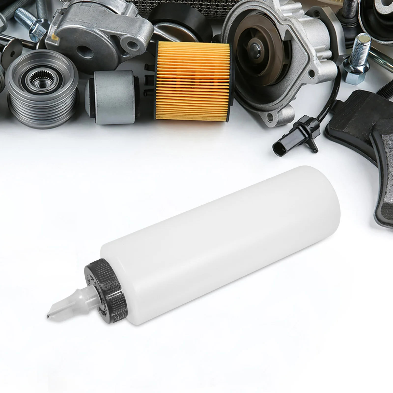 400 ml Kunststoff-Quetschflasche mit Deckel, Auto-Wachs-Politur, leere Flasche, Kfz-Spenderbehälter für Auto, Motorrad, Boot