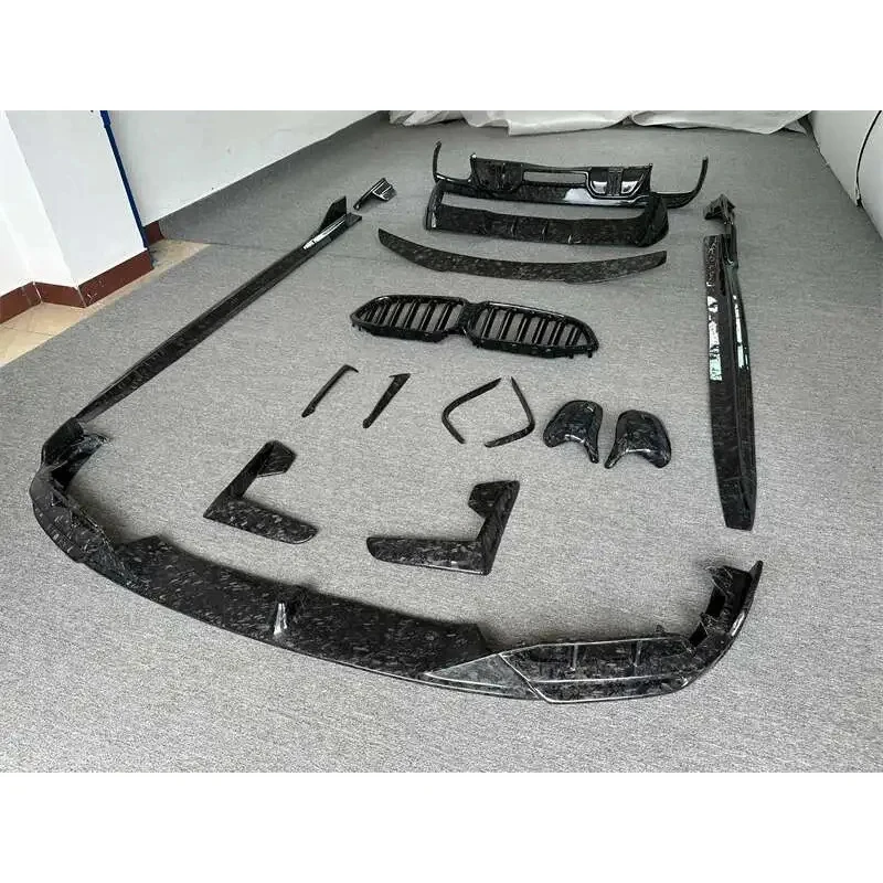 Bodykit LD Style Forged Carbon Fiber for  F XM Pre Lci  Front Bumper Spoiler Car Body Kits