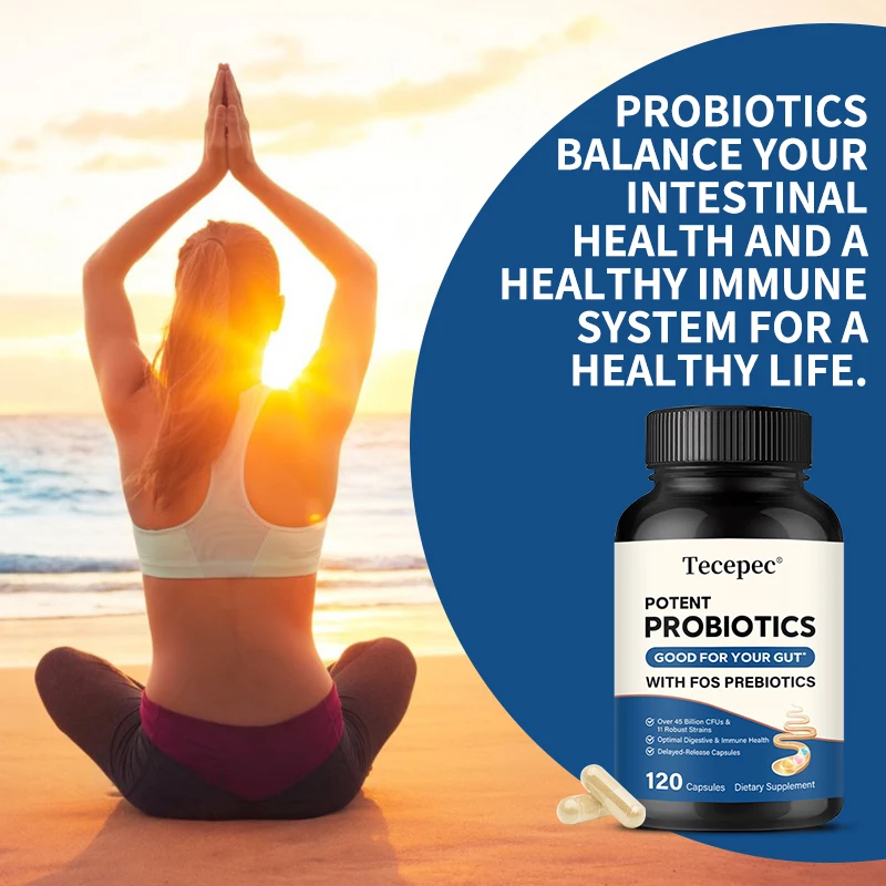 Probiotics + Prebiotics- Help with Intestinal Health, Nutrient Digestion, Weight Management, Calorie Control, Promotes Digestion