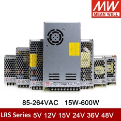 Mean Well RS-15 RS-25 LRS-35 50 75 100 150 200 350 450 600W 5V 12V 15V 24V 36V 48V Single Output Switching Power Supply LRS-350W