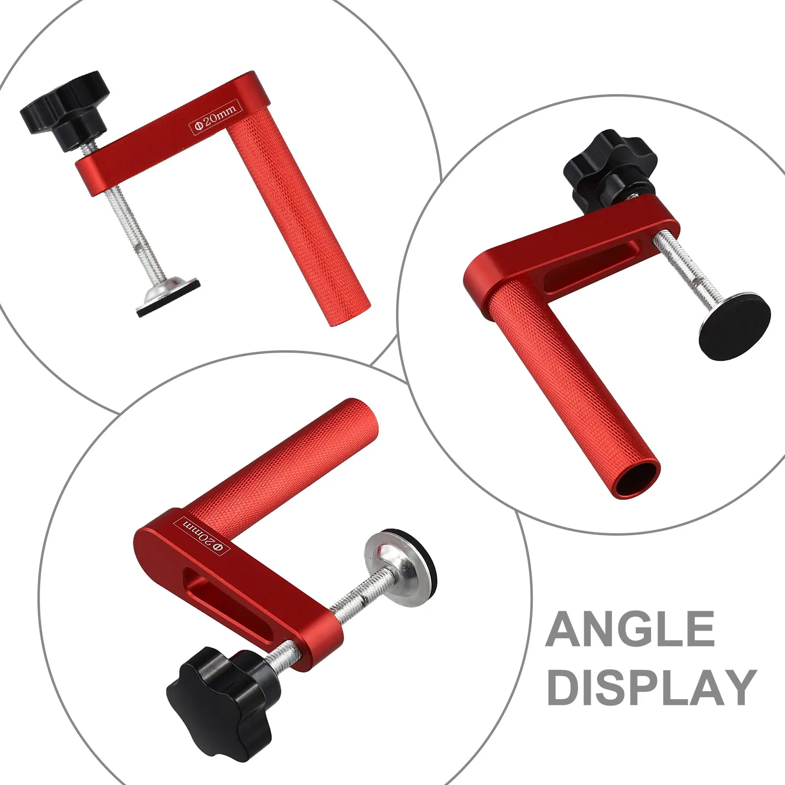 Woodworking Hold Down Clamp Aluminum Countertop Stop for Quick 19/20mm Woodworking Countertop Stop Aluminum Alloy Fixing Clip
