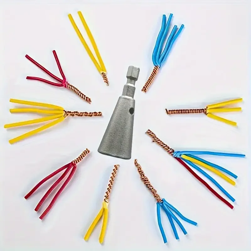 Imagem -02 - Ferramentas de Torção de Fio Eletricista Peças 26 Fios Conector Merging Rapidamente Fio Paralelo Cabo Elétrico Ferramenta de Torção de Fio