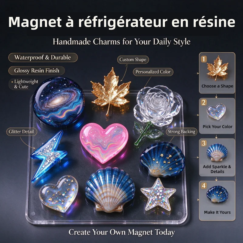 Custom Epoxy Refrigerator Magnets UV Printing Crafts Refrigerator Magnets Sticker Colorful Decor Magnets For Kitchen Whiteboard
