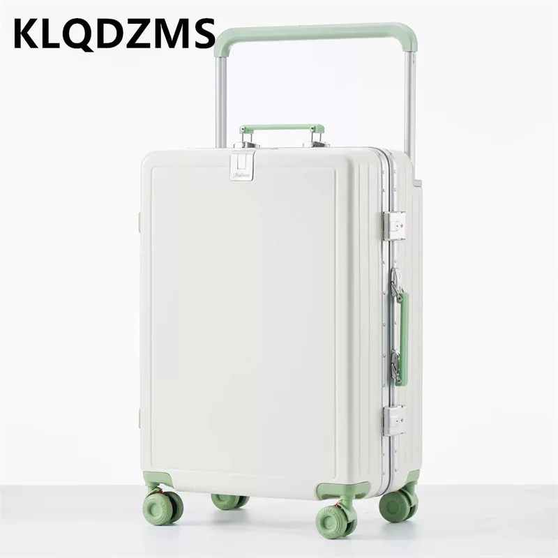KLQDZMS 20 "22" 24 "26 Zoll Rollkoffer mit Fächern, neuer Boarding-Koffer aus ABS+PC, großer Koffer mit robuster und langlebiger Konstruktion