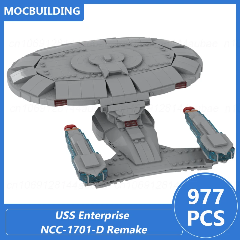 USS Enterprise NCC-1701-D Dreadnought & Nebula Class Display Model Moc Building Blocks Space Diy Assemble Bricks Xmas Toys Gifts