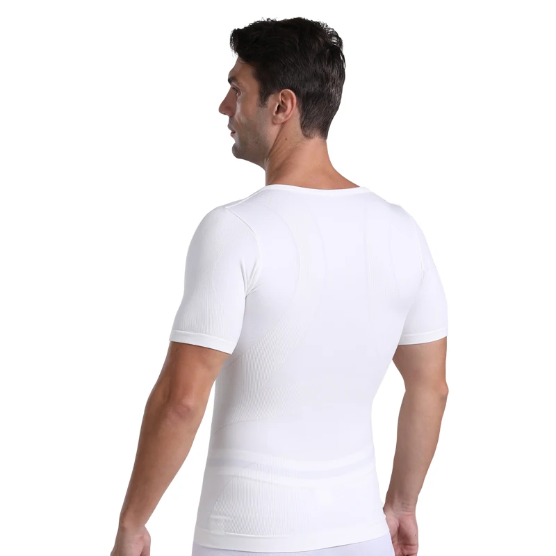 Men's Breathable Compression Tummy Control Undershirt Slimming Body Shaper Sleeveless Tank Top Shaping Spring/Summer Sweatshirt