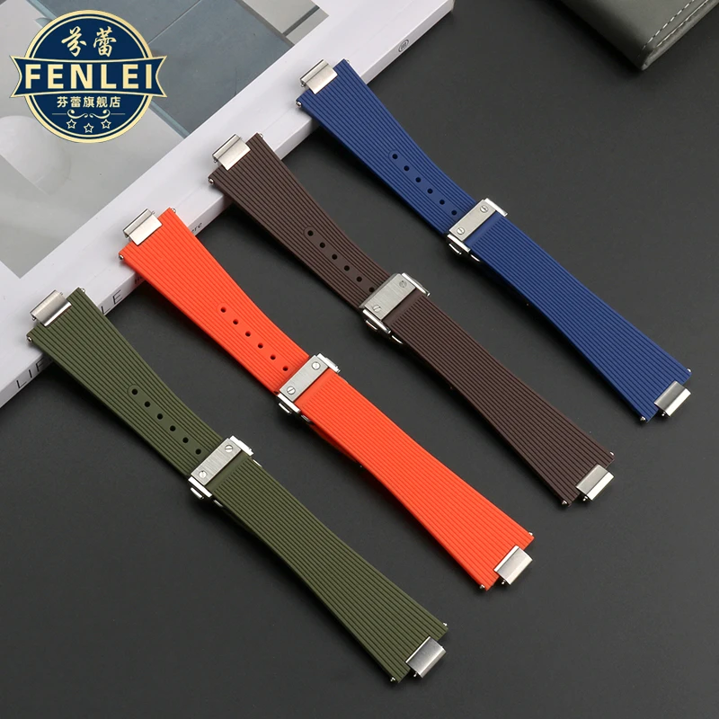 حزام سيليكون لسوار لاعب Tissot PRX السوبر ، رباط ساعة مطاطي للرجال ، موصلات معدنية ، T137 ، T137410A ، T137407A ، 12