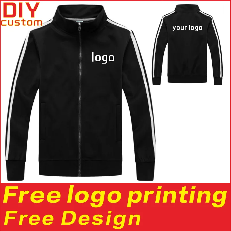 

Cotton men's and women's sports cardigans, jackets, zippered stand up collars, hoodies, customized printing, logo embroidery