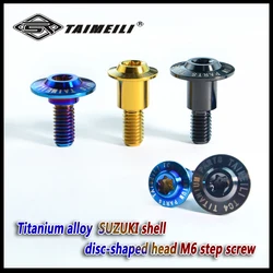 TAIMEILI Titanium alloy step screw M6x16/20mm suitable for Suzuki motorcycle shell screw1pcs