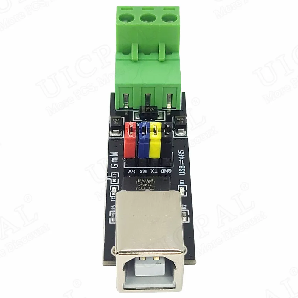 USB to TTL Conversion Module USB 2.0 to RS485 Converter FT232RL Chip TVS Tube USB Self-recovery Protection