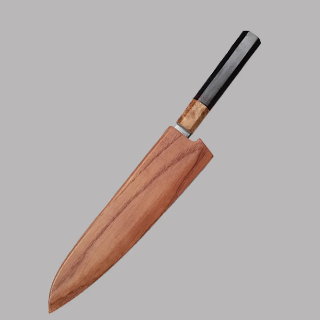 Wooden Knife Sheath Multi-function Scabbard Pocket Knife Case Japanese Style10/11/12-inch Wooden Scabbard Blade Protector Cover