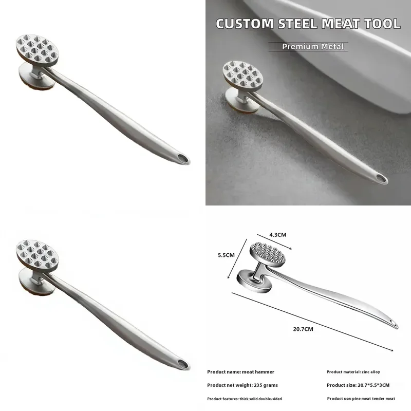 for  Metal  Alloy Color Meat Tenderizer Steak Tools High Quality Environmentally Friendly Customizable Factory Sales