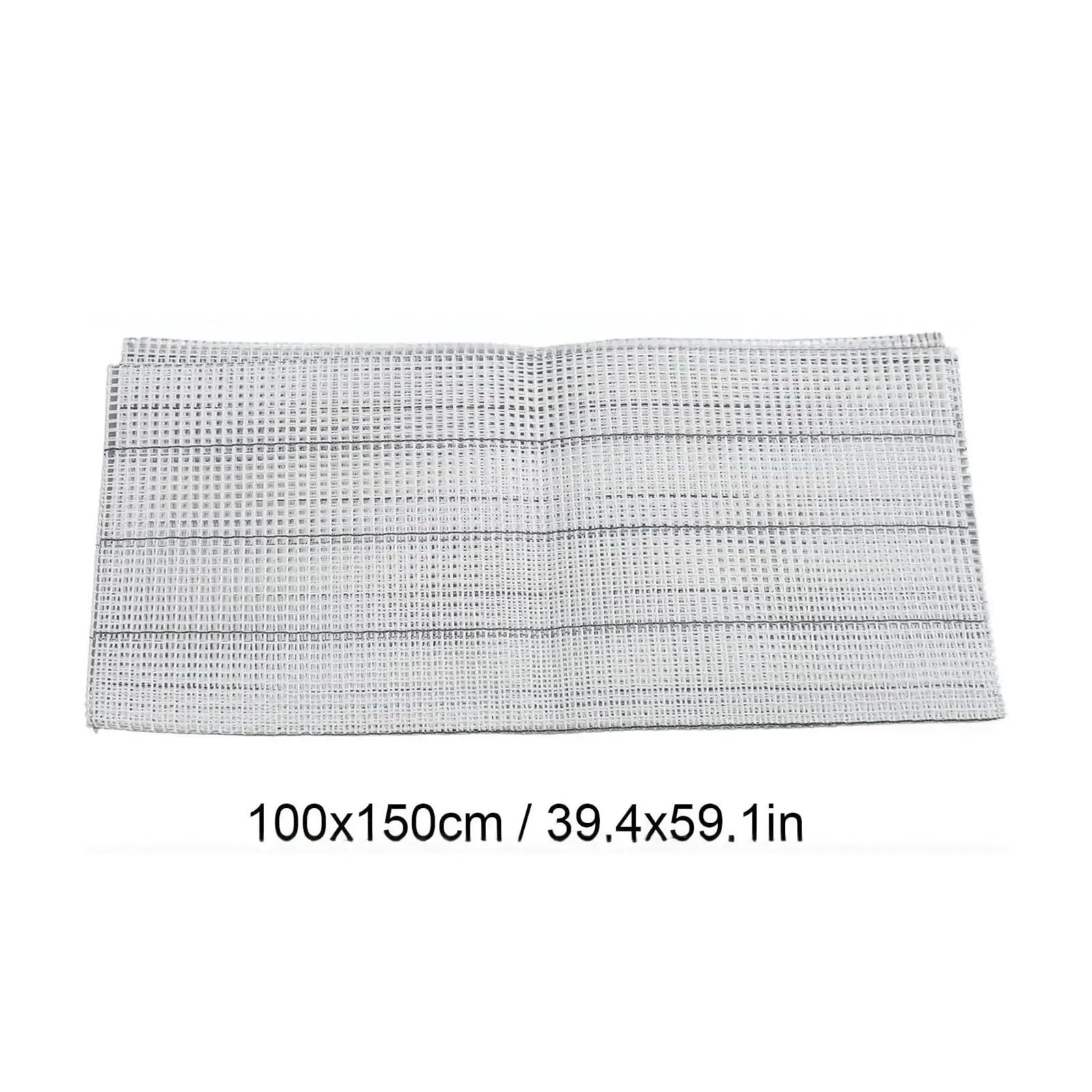 39x59 Inches Rug Making Mesh Fabric Latch Hook Canvas Multipurpose DIY Craft Material for Knitting Crocheting Projects