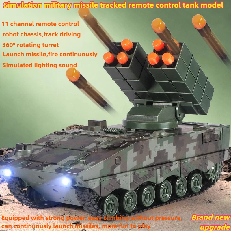 Cool Stuff Toy Tank Funny Gift-27cm Robot Chassis Rc Tank Model,Remote Control Car,Rc Cars Toys for Boys,Rc Crawler Model Tank